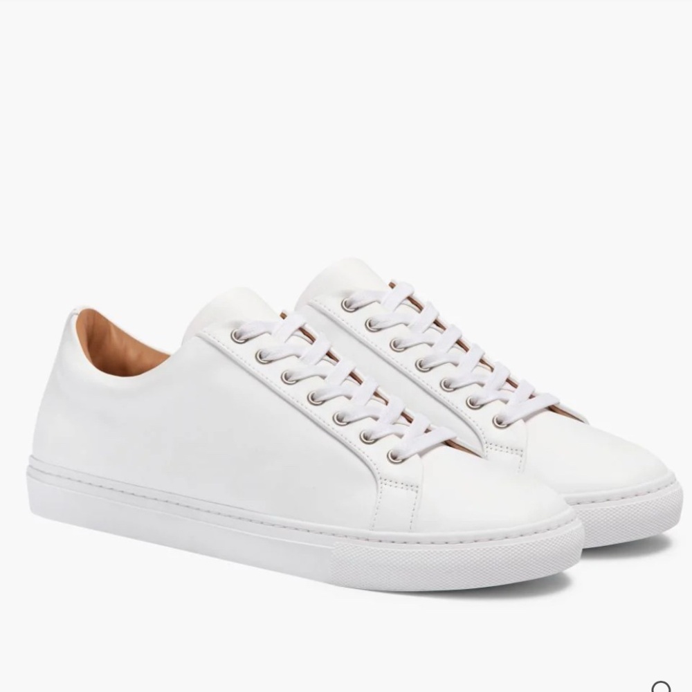 Thursday Boots Company Premier Low Top White Leather Sneakers